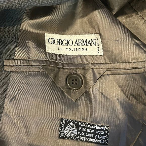 Giorgio Armani Le Collezioni Wool Blazer Jacket 43L - Picture 6 of 7